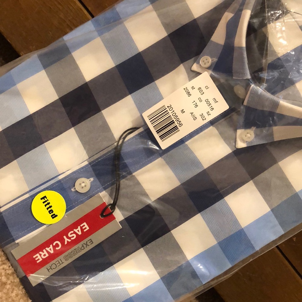Express Tech button down NWT medium - Picture 4 of 4